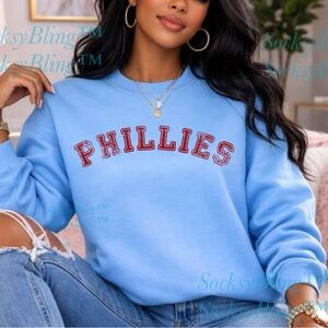 Phillies Themed Printed Sweatshirt| Philly Fan Shirt